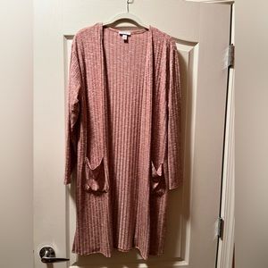 Nine West Pink/Mauve Cardigan Size Medium